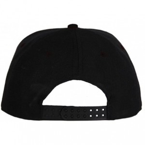 Baseball Caps ABC Embroidered Letter Snapback Cap in Black White with Letters A to Z - G - C611KSIAOQZ $10.34
