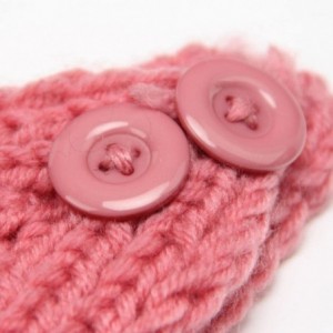 Headbands Bohemia Knitting Headband Handmade Keep Warm Hairband - Pink - C512MDUFJRZ $16.15