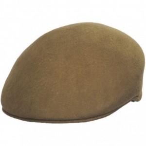 Newsboy Caps Wool Ascot Cap - British Tan - CR18GU5TGHO $22.26