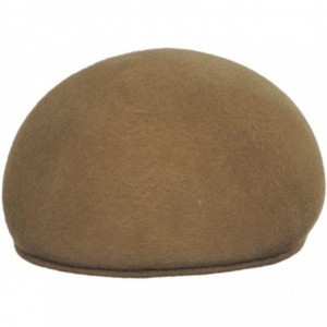 Newsboy Caps Wool Ascot Cap - British Tan - CR18GU5TGHO $22.26