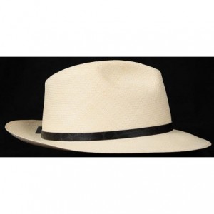 Cowboy Hats (1" & .5") Embossed Patterned Leather Panama Hat Band - "Black Alligator .5""" - CV18KCQS0QU $9.85