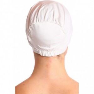 Baseball Caps Deresina Jewelled Front Essential BamboobCap for Hairloss- Chemo- Alopecia - Under Scarf Caps - Cream - CX11FKU...