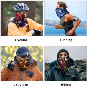 Balaclavas 6 Pcs Bandana Face Mask- Seamless Neck Gaiter Balaclavas Scarf for Cycling Running Hiking Fishing Outdoor Sports -...
