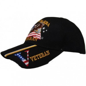 Skullies & Beanies Vietnam Era Veteran Vet V War Embroidered Baseball Cap Hat - C4187UHC3RR $11.87