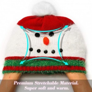 Skullies & Beanies LED Light Up Beanie Hat Christmas Cap for Women Children- Party- Bar - Multicolor-025 - CC18WL0UILQ $18.08