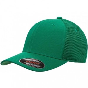 Baseball Caps Flexfit Ultrafibre & Airmesh 6533 with NoSweat Hat Liner - Green - C218O85WAHC $16.64