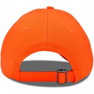 Baseball Caps Turtle Hat Nature Womens Baseball Cap - Orange - CR18M9UZN3K $11.44