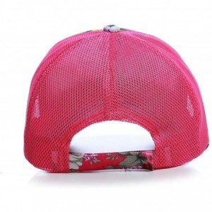 Baseball Caps Unisex Casual Floral Headwear Stretchy Soft Hats Comfort Baseball Cap Baseball Caps - Blue - CD18RIYY6RH $14.60