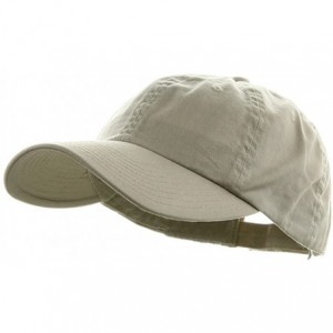 Baseball Caps Low Profile Dyed Cotton Twill Cap - Putty - C8112GBW5DN $11.30