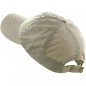 Baseball Caps Low Profile Dyed Cotton Twill Cap - Putty - C8112GBW5DN $11.30