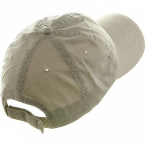 Baseball Caps Low Profile Dyed Cotton Twill Cap - Putty - C8112GBW5DN $11.30