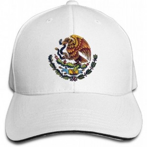 Skullies & Beanies Mexican Flag Unisex Fashion Adjustable Sandwich Baseball Cap/Hat Navy - White - CU186HOM4AA $7.59