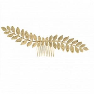 Headbands Bridal Wedding Hair Accessories Headdress Gold Silver Headband Hair Comb Clip Hairpin Crown Jewelry - 10 - C118X07H...