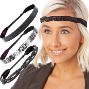 Headbands Cute Adjustable No Slip Fashion Headbands Hairband Gift Pack for Women Girls & Teens - CF18CUMQY2E $18.89