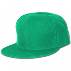 Baseball Caps Blank Baseball Hat - Kelly Green - CO112BXZYWZ $22.06
