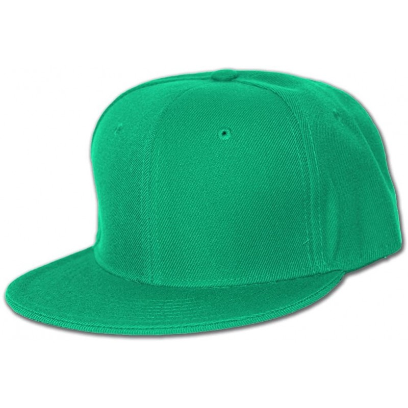 Baseball Caps Blank Baseball Hat - Kelly Green - CO112BXZYWZ $12.26