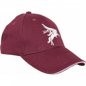 Baseball Caps Maroon Pegasus Logo Baseball Cap - C611953A2F7 $19.19