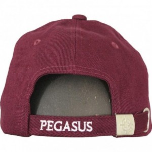 Baseball Caps Maroon Pegasus Logo Baseball Cap - C611953A2F7 $19.19