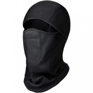 Balaclavas Balaclava Ski Face Mask for Cold Weather Motorcycle Tactical Winter Outdoor Fleece Windproof- Black - B Black - CU...