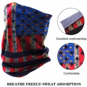 Balaclavas Bandanas Face Scarf-3D Headwear Headband Multifunctional Tube Neck Scarf Unisex - Red - C4198R5HI6O $8.69