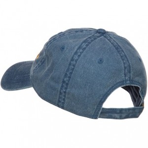 Baseball Caps Admiral Embroidered Washed Buckle Cap - Navy - C0187DUHN8M $14.31
