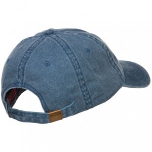 Baseball Caps Admiral Embroidered Washed Buckle Cap - Navy - C0187DUHN8M $14.31