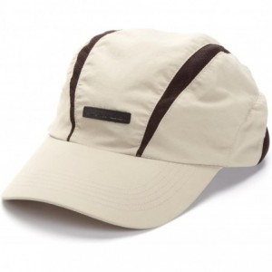 Sun Hats 3901 Shanty Quick Shade Hat Cap with Built-In Pull Down Face and Neck Protection - Tan Solid - CT115M3L9N9 $30.94