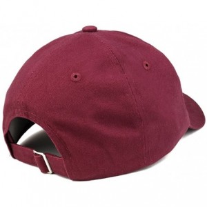 Baseball Caps Drone Pilot Embroidered Soft Crown 100% Brushed Cotton Cap - Maroon - C818S363DWW $17.45