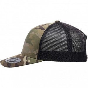 Baseball Caps Men's Yp Classics Retro Trucker Cap 2-Tone - Green Camo - C31899YYULT $11.61