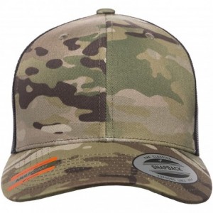 Baseball Caps Men's Yp Classics Retro Trucker Cap 2-Tone - Green Camo - C31899YYULT $11.61