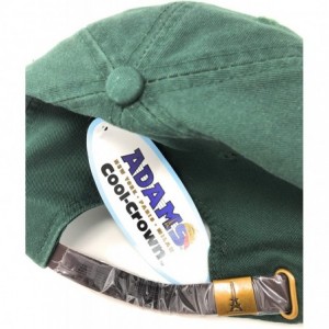 Baseball Caps Custom Embroidered Missouri S & T Pigment Dyed Green Baseball Hat - CW18GANATI7 $17.94