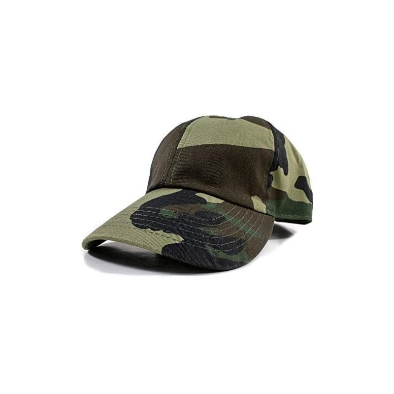 Baseball Caps Polo Style Baseball Cap Ball Dad Hat Adjustable Plain Solid Washed Mens Womens Cotton - Camo - C418WDC3NGA $8.96