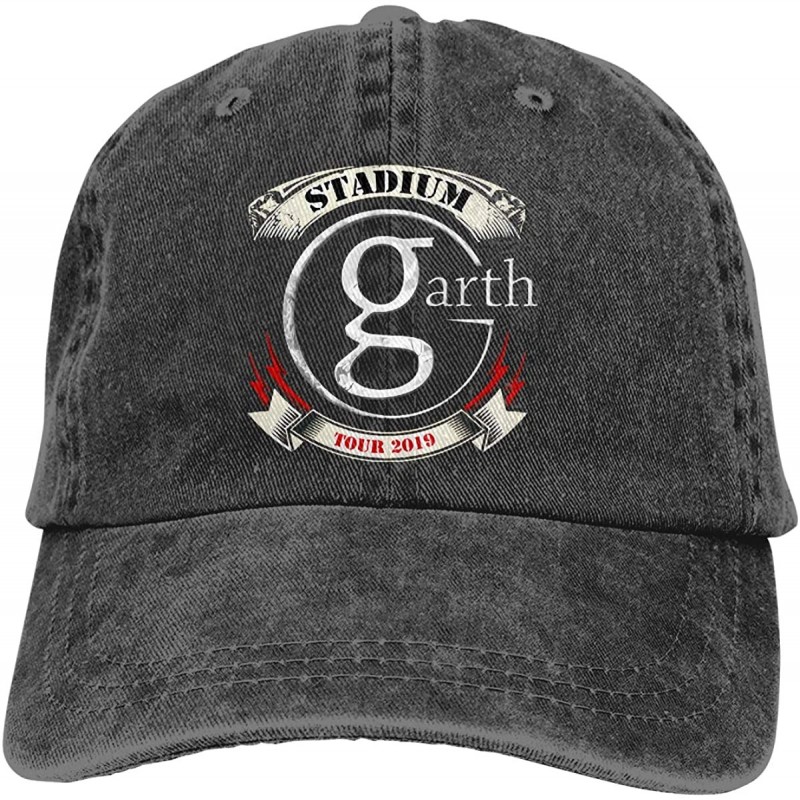 Baseball Caps Garth Brooks Denim Hat Fashion Can Adjust Denim Cap Baseball Cap Unisex - Black - C118UCUT845 $13.83