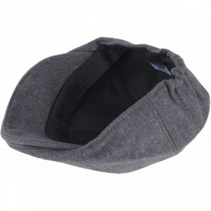 Baseball Caps Wool Warm Fabric Basic Hunting Gatsby Ivy Cap Cabbie Ascot Newsboy Beret Hat - Darkgray - CH12NS4QXQ9 $19.29