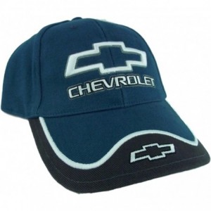 Baseball Caps Chevrolet Bowtie Men's Embroidered Hat - Blue - C011Q5JWCCV $20.68