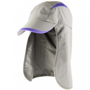 Sun Hats Bona - Performance Outdoor Hat with Sun Cape - Phantom Purple - C818S2RSN8L $46.79