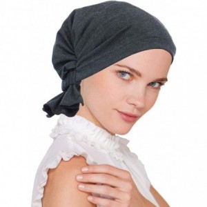 Skullies & Beanies The Abbey Cap in Cotton Knit Chemo Caps Cancer Hats for Women - 03- Gray (Cotton Knit) - CJ1170J0IRV $42.49