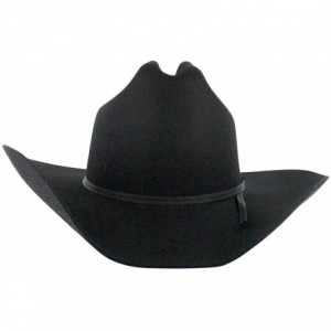 Cowboy Hats Men's Denver 2X Felt Cowboy Hat Black - Bb-01 - Black - CQ17YXYE3L9 $52.17