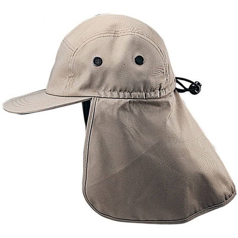 Sun Hats Outdoors Sun Protecting Flap Hat - Khaki - CT11EMJOSOV $13.81