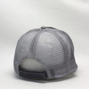 Baseball Caps Vintage Year Plain Two Tone Cotton Twill Mesh Adjustable Trucker Baseball Cap - Charcoalgray/Charcoalgray/Gray ...