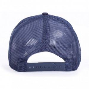 Baseball Caps Wolf-Hats Animal Trucker Hat Snapback Baseball Cap - Wolf(navy) - CY18OQQ52TL $11.04