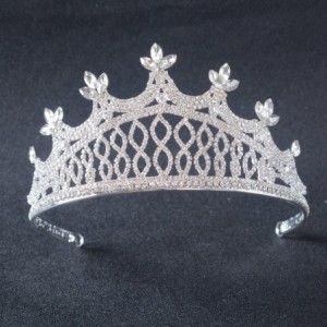 Headbands Women Rhinestones Tiaras Crowns for Birthday Party Princess Prom Queen - CH1840UYZKY $9.72