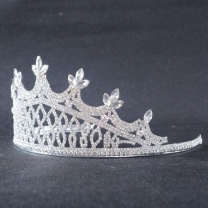 Headbands Women Rhinestones Tiaras Crowns for Birthday Party Princess Prom Queen - CH1840UYZKY $9.72