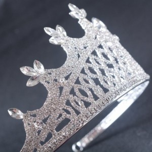 Headbands Women Rhinestones Tiaras Crowns for Birthday Party Princess Prom Queen - CH1840UYZKY $9.72