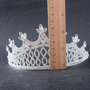Headbands Women Rhinestones Tiaras Crowns for Birthday Party Princess Prom Queen - CH1840UYZKY $9.72