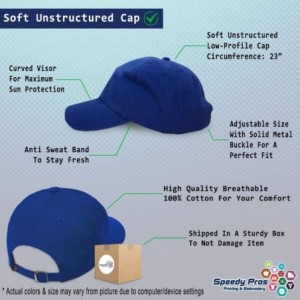 Baseball Caps Custom Soft Baseball Cap Corsair Aircraft Name Embroidery Twill Cotton - Royal Blue - CG18ZO39Q9W $16.30