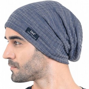 Skullies & Beanies Men Slouch Hollow Beanie Thin Summer Cap Skullcap B018h - Dark Gray - CX121EHGVD9 $15.82