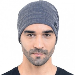 Skullies & Beanies Men Slouch Hollow Beanie Thin Summer Cap Skullcap B018h - Dark Gray - CX121EHGVD9 $15.82