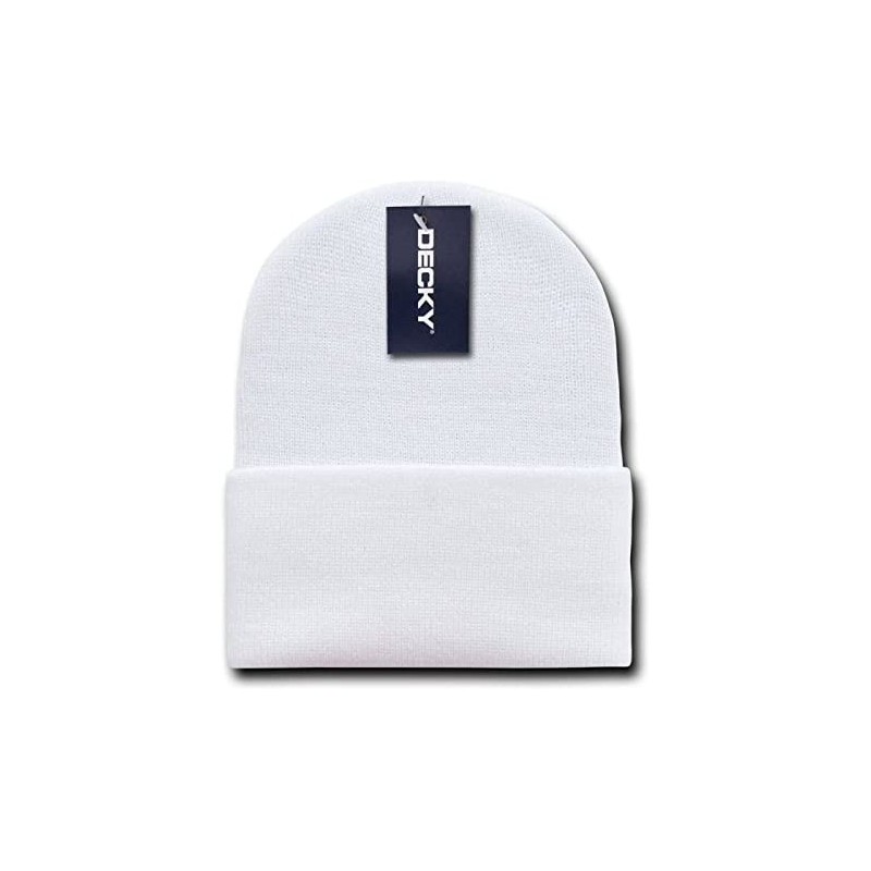 Skullies & Beanies Cuff Beanie - White - C611903H7KV $10.28