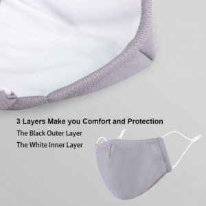 Balaclavas Reusable Washable Sports Dust Cover Bandana - B_2 Pack_grey - CN199XTGTYW $15.67